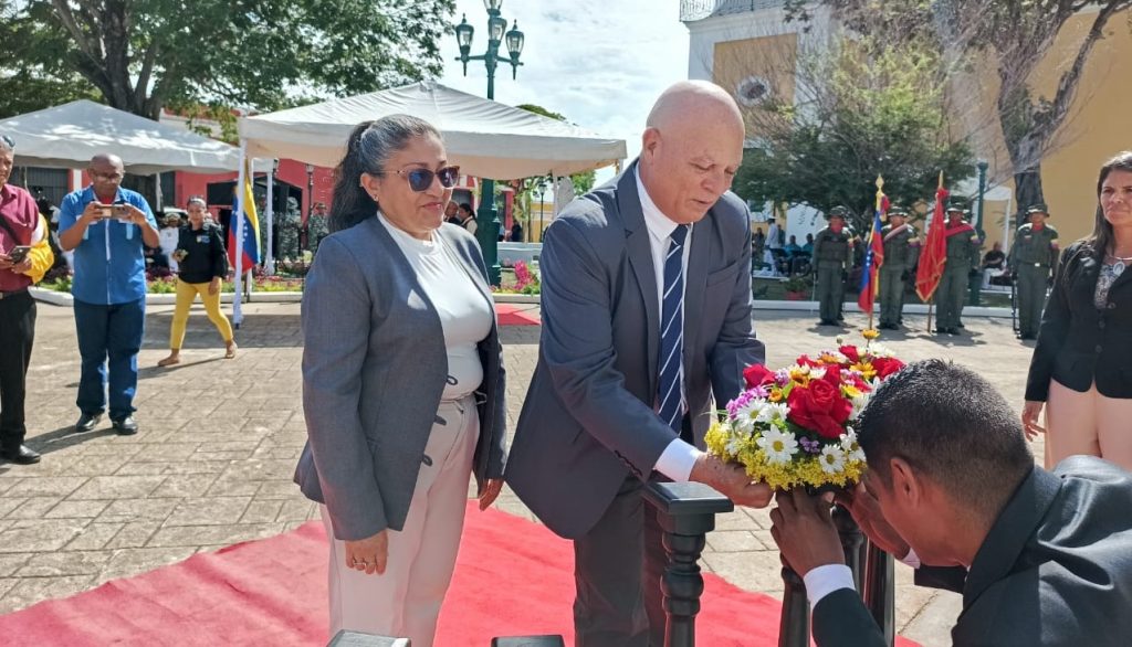 Presidente del Cleb y vice plaza Bolívar 24 07 2024